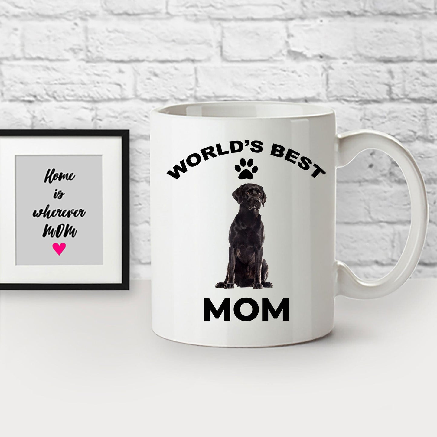 Black Labrador Retriever Best Mom Coffee Mug