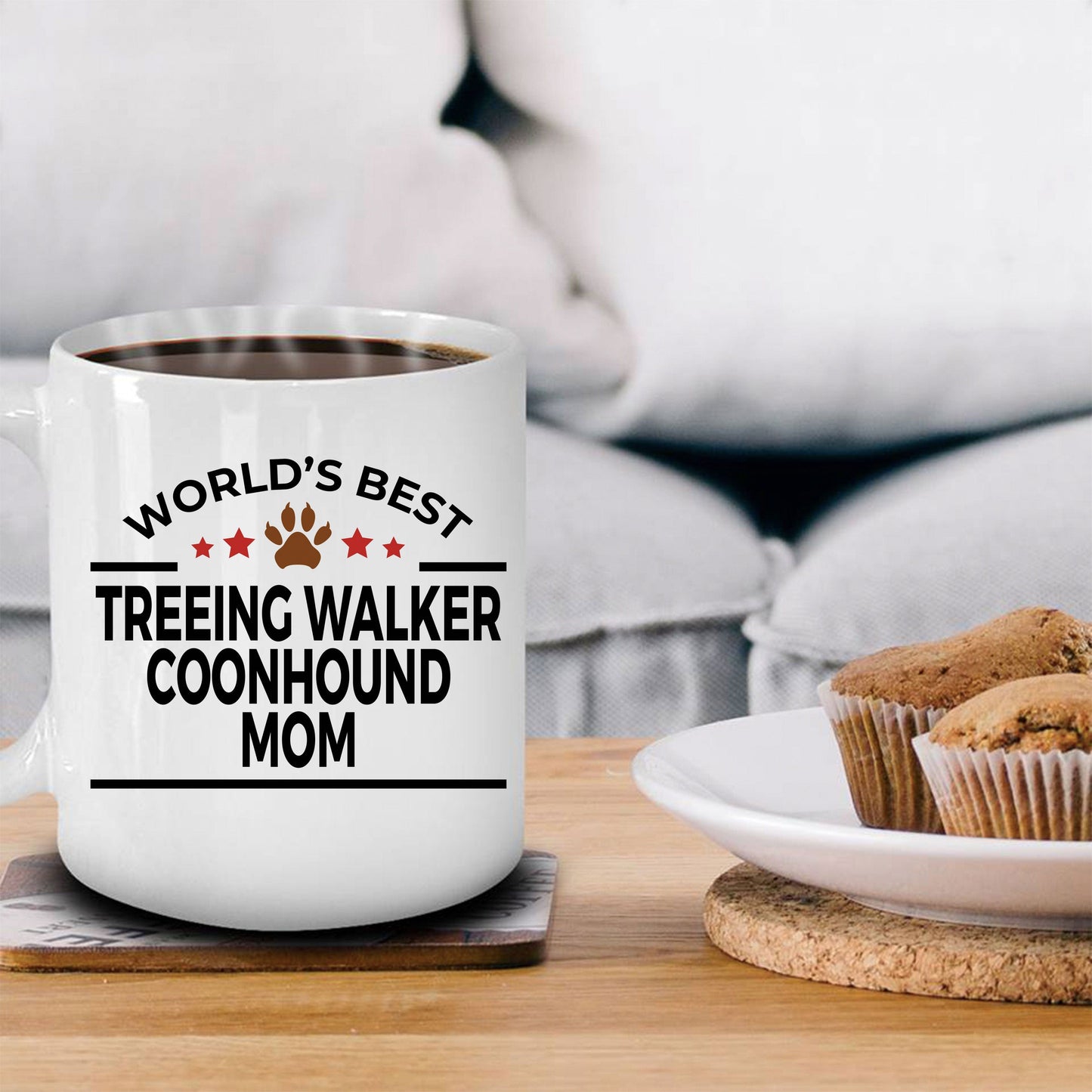 Treeing Walker Coonhound Dog Mom Mug