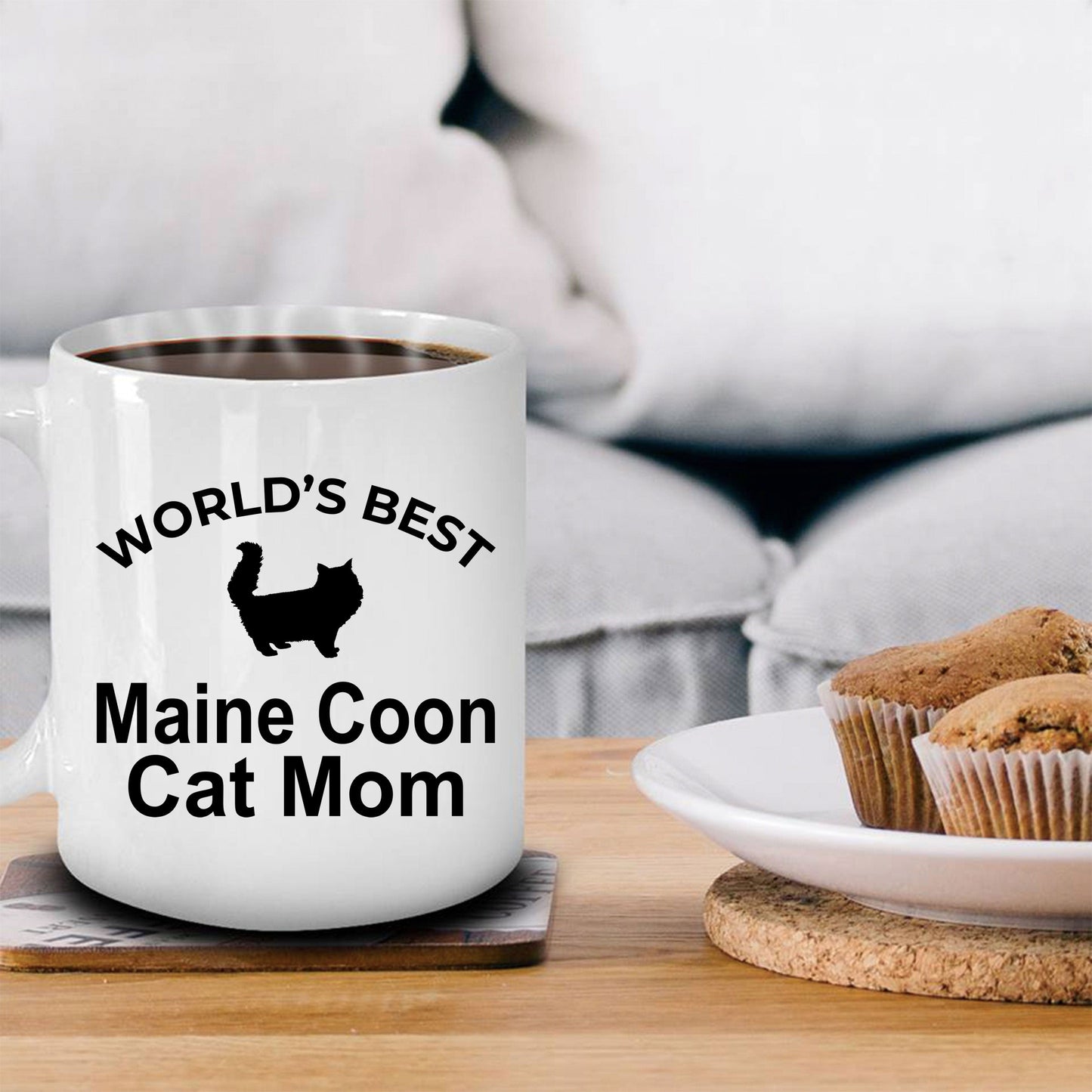 Maine Coon Cat Mom Coffee Mug