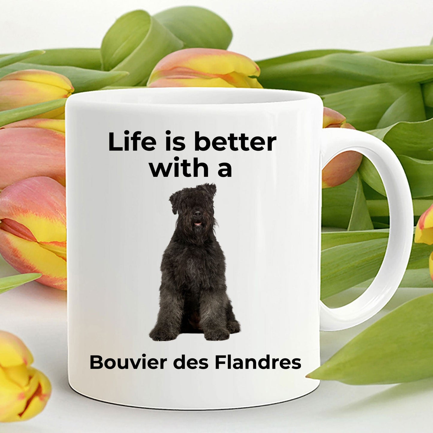 Bouvier des Flandres Mug - Life is better with a Bouvier