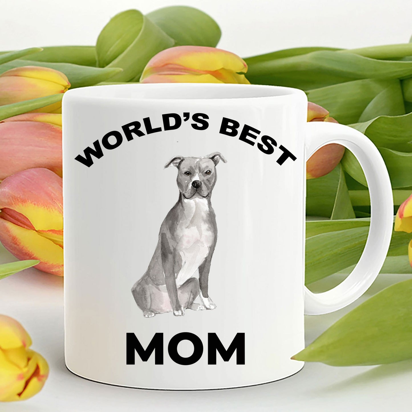 American Staffordshire Terrier Best Dog Mom Coffee Mug