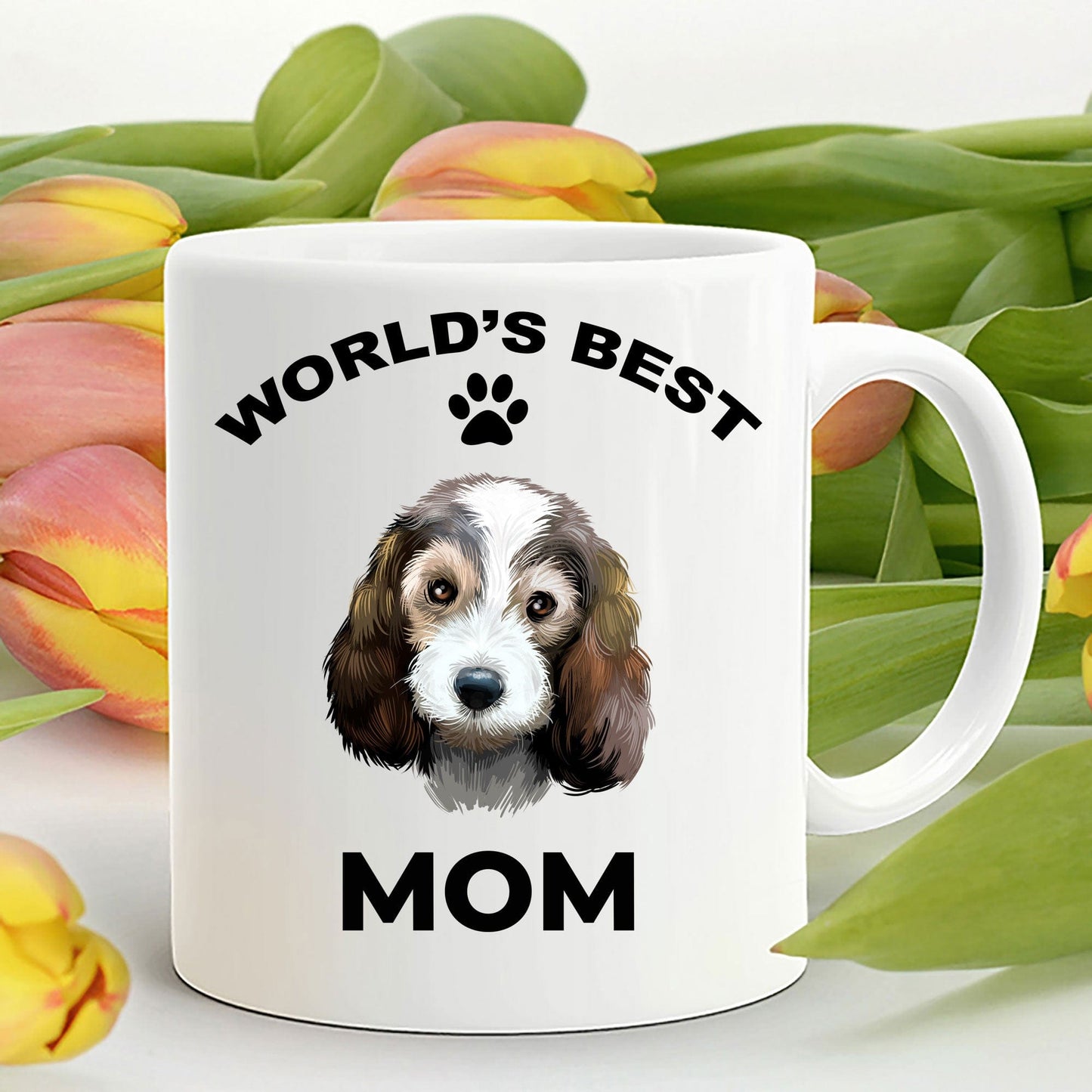 Petit Basset Griffon Vendéen Best Mom Custom Coffee Mug