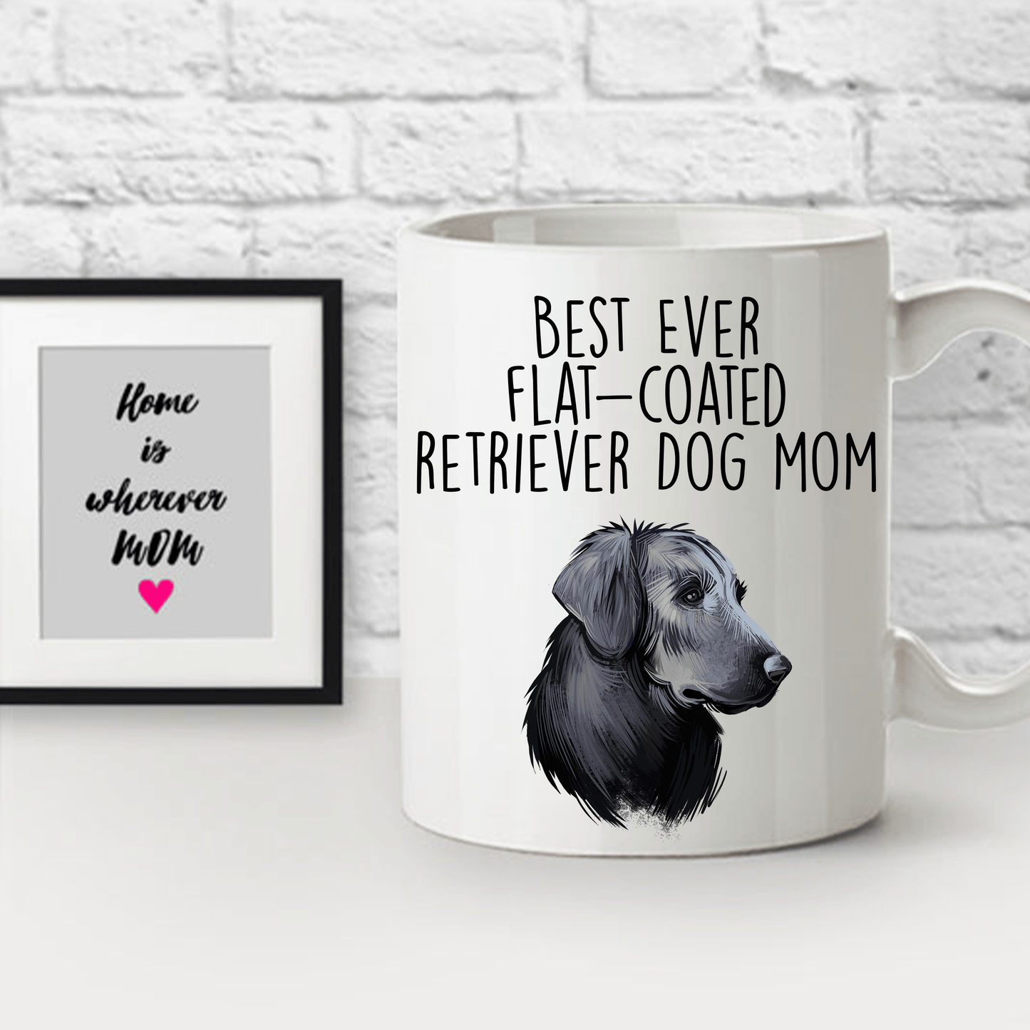 Best Ever Flat-Coated Retriever Dog Mom Ceramic Coffee Mug