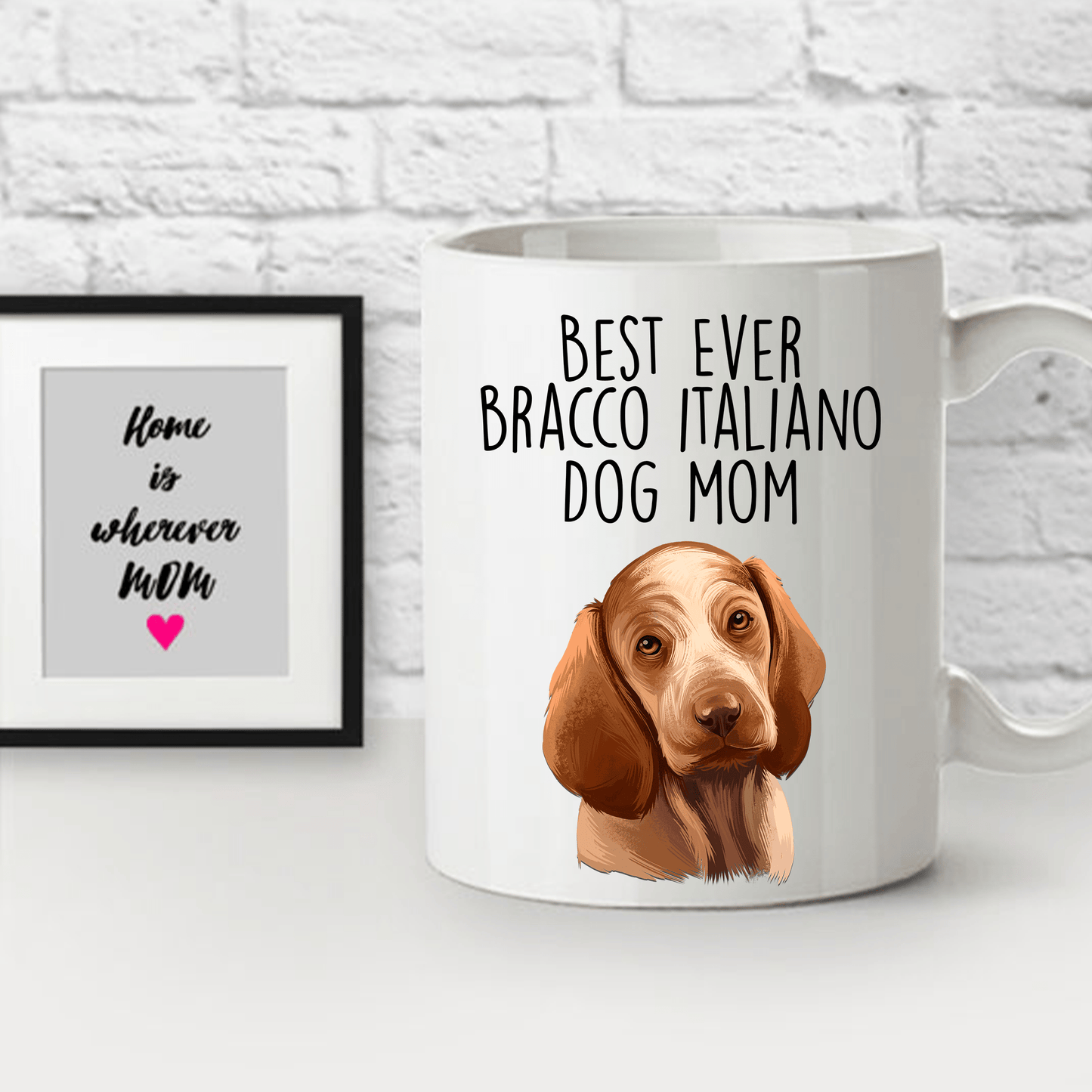 Bracco Italiano Best Ever Dog Mom Ceramic Coffee Mug