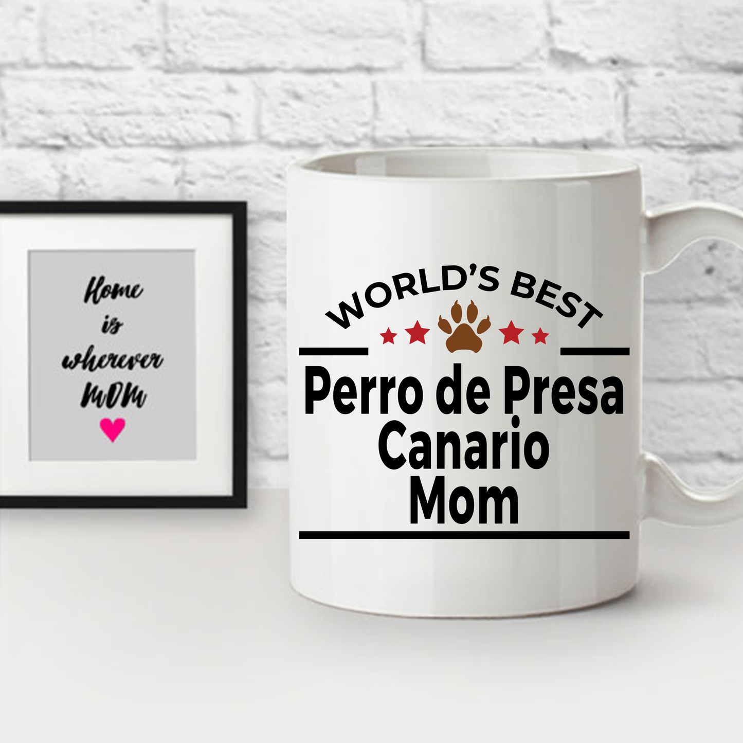 Perro de Presa Canario World's Best Dog Mom Ceramic Coffee Mug