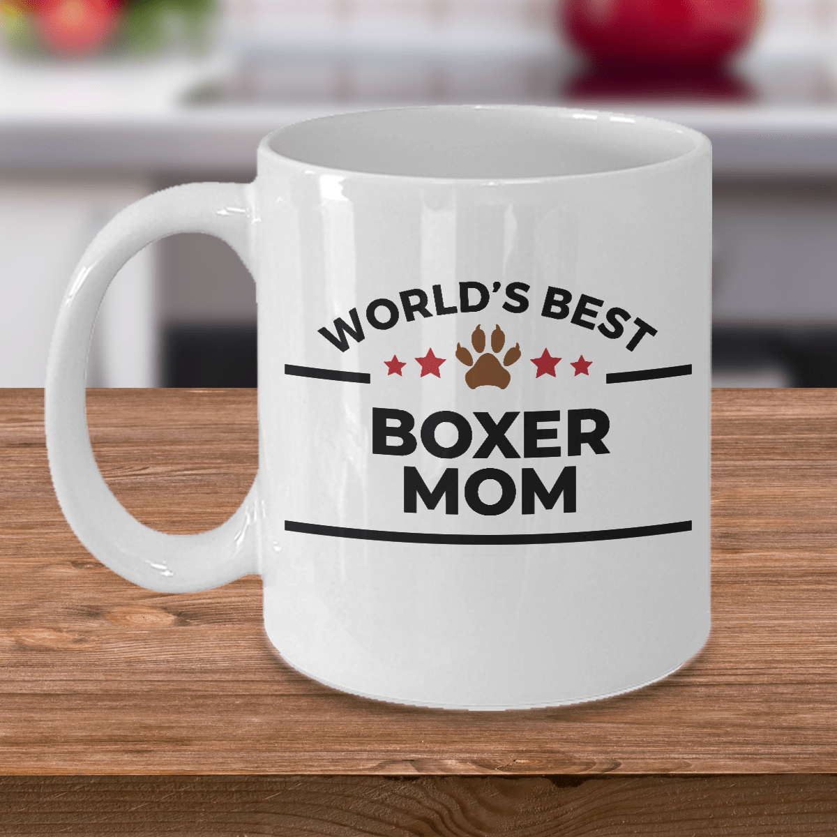 Boxer Mom Ceramic Mug