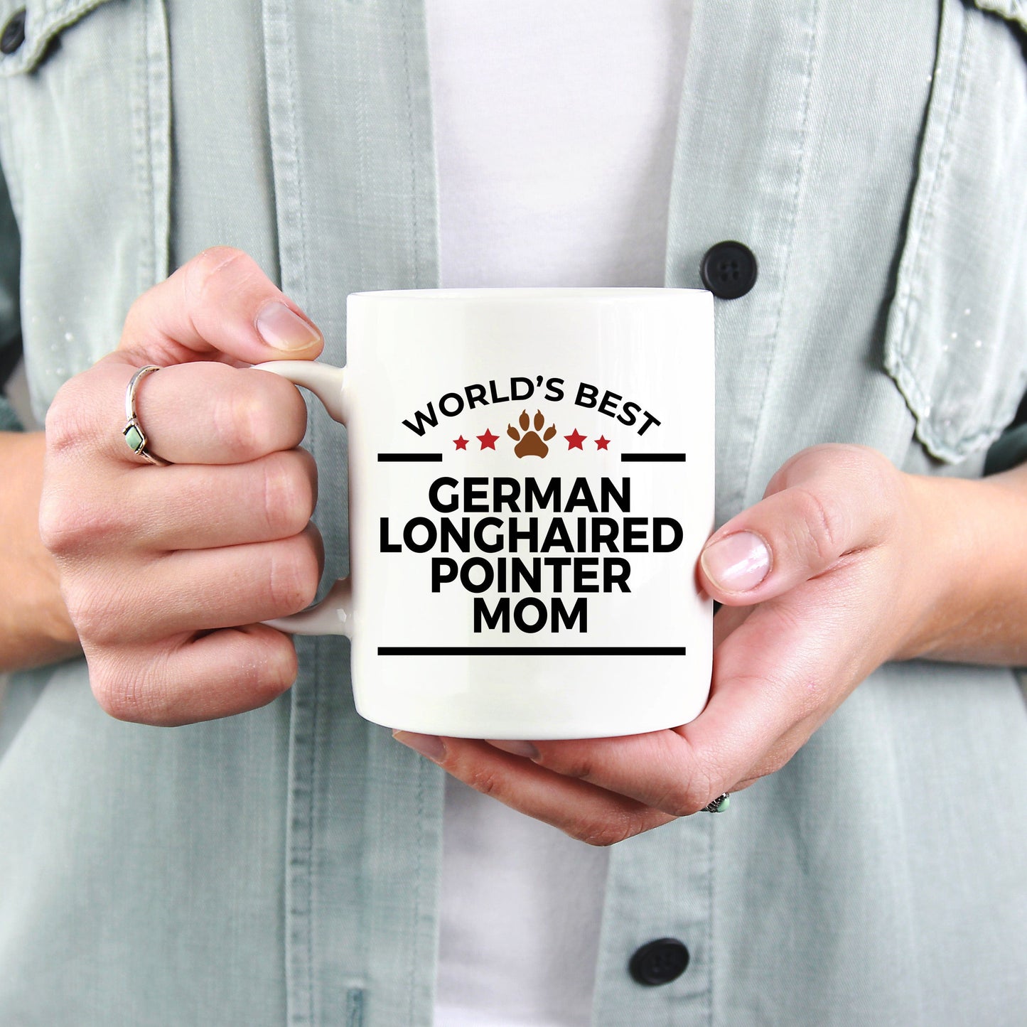 German Longhaired Pointer Dog Mom Mug