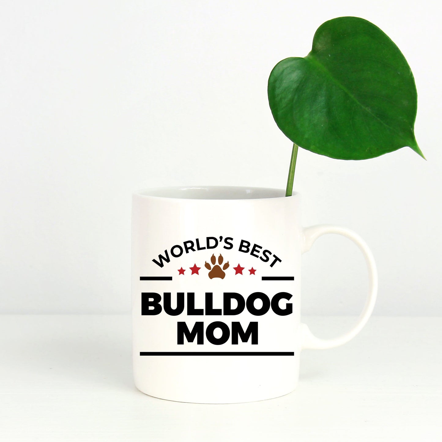 World's Best Bulldog Mom Ceramic Mug