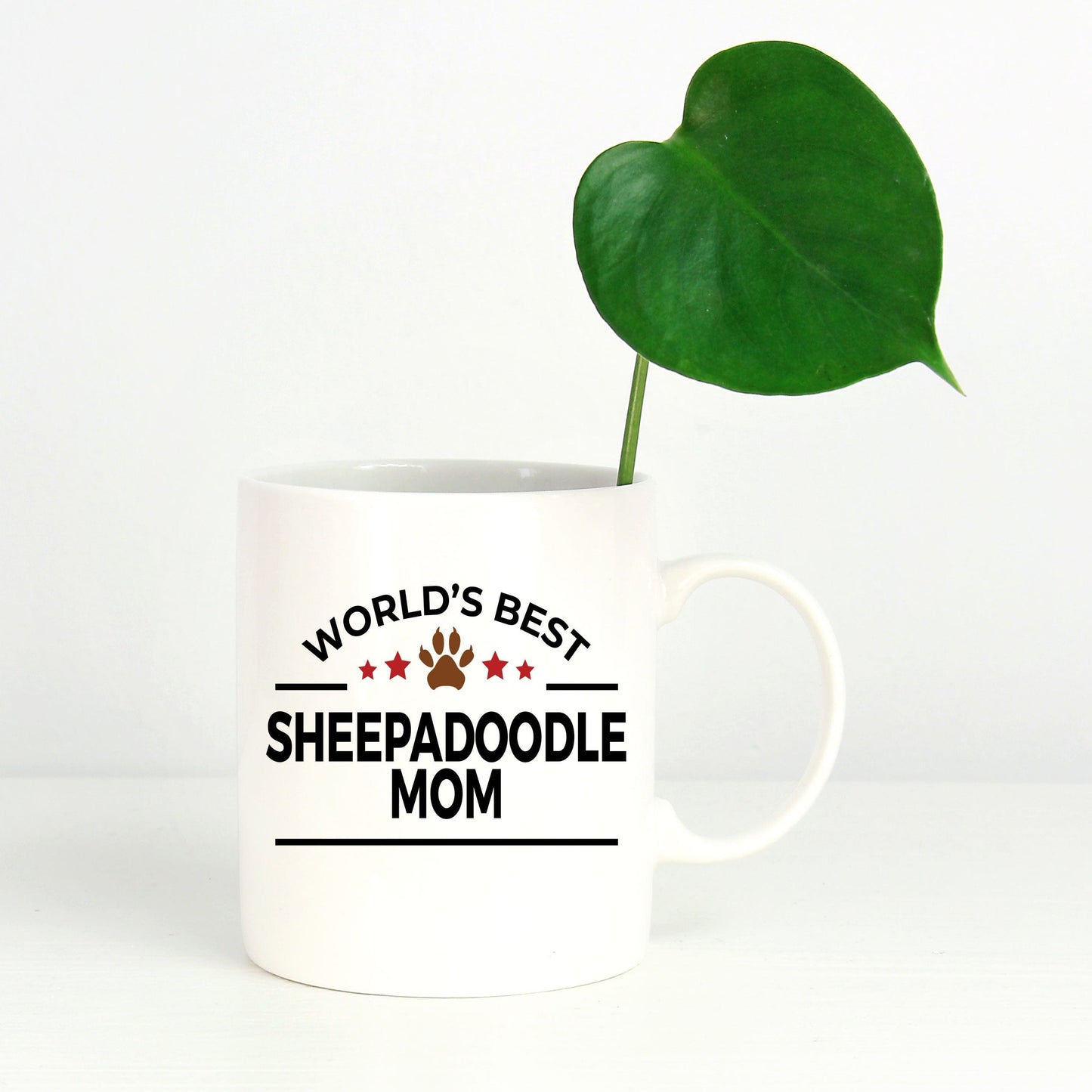 Sheepadoodle Dog Mom Coffee Mug