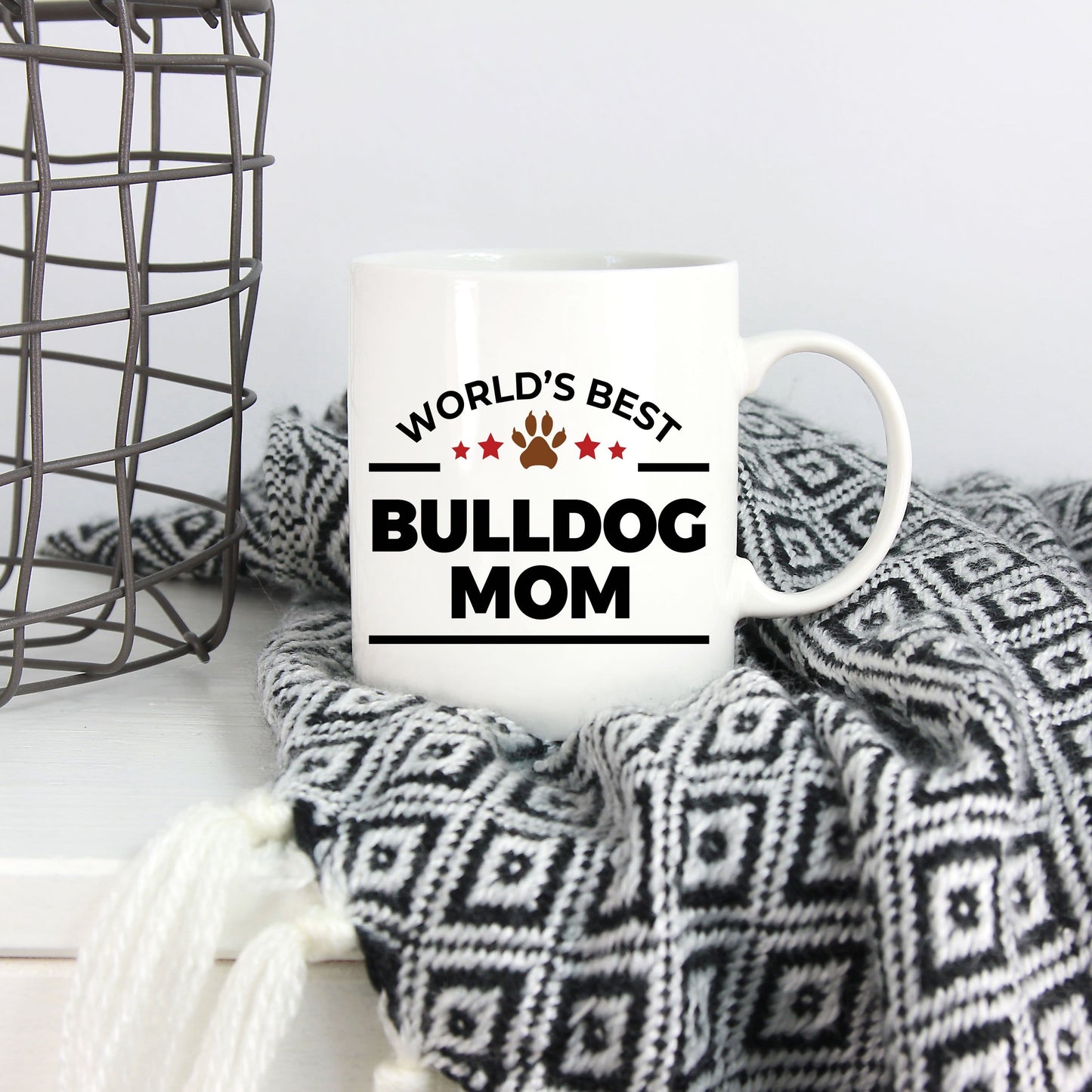 World's Best Bulldog Mom Ceramic Mug