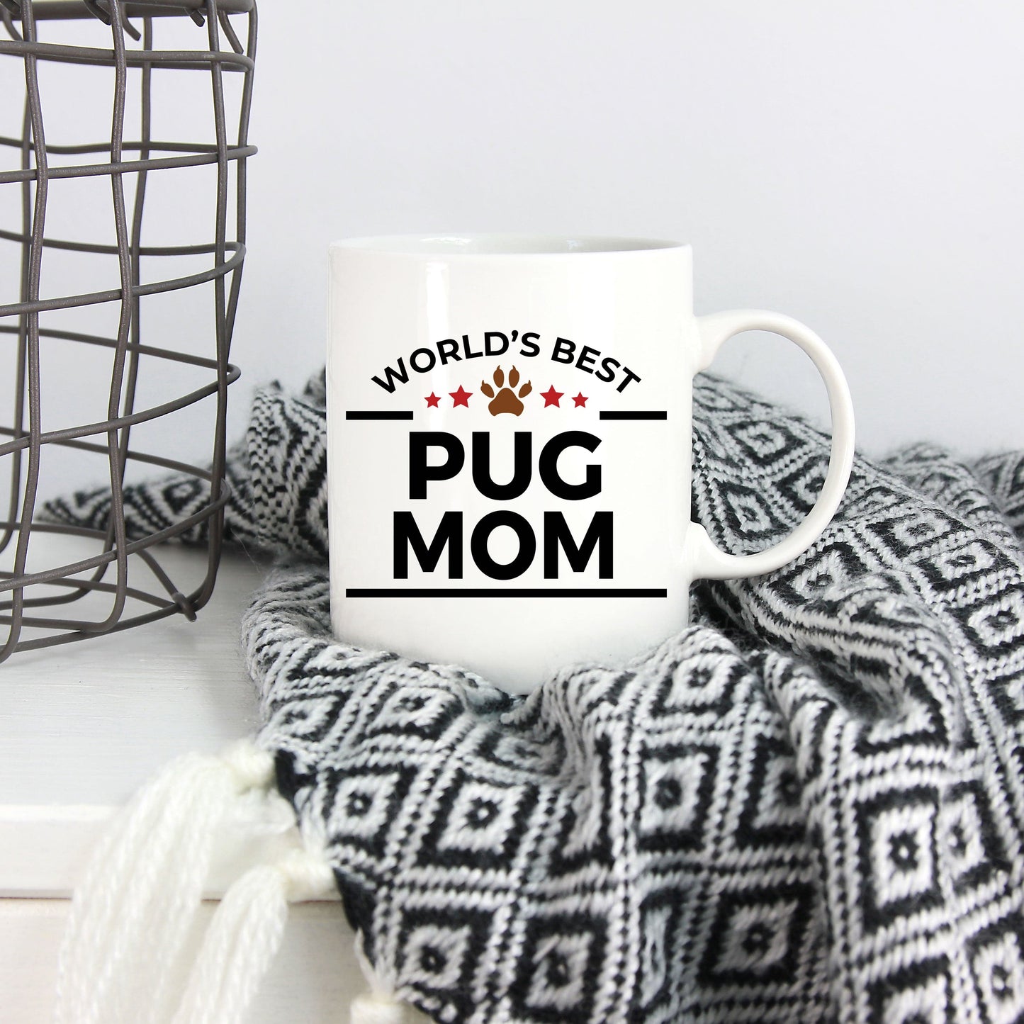 Pug Dog Mom Coffee Mug