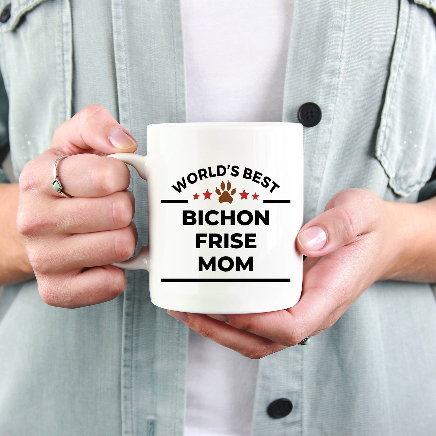 Bichon Frise Dog Mom Coffee Mug