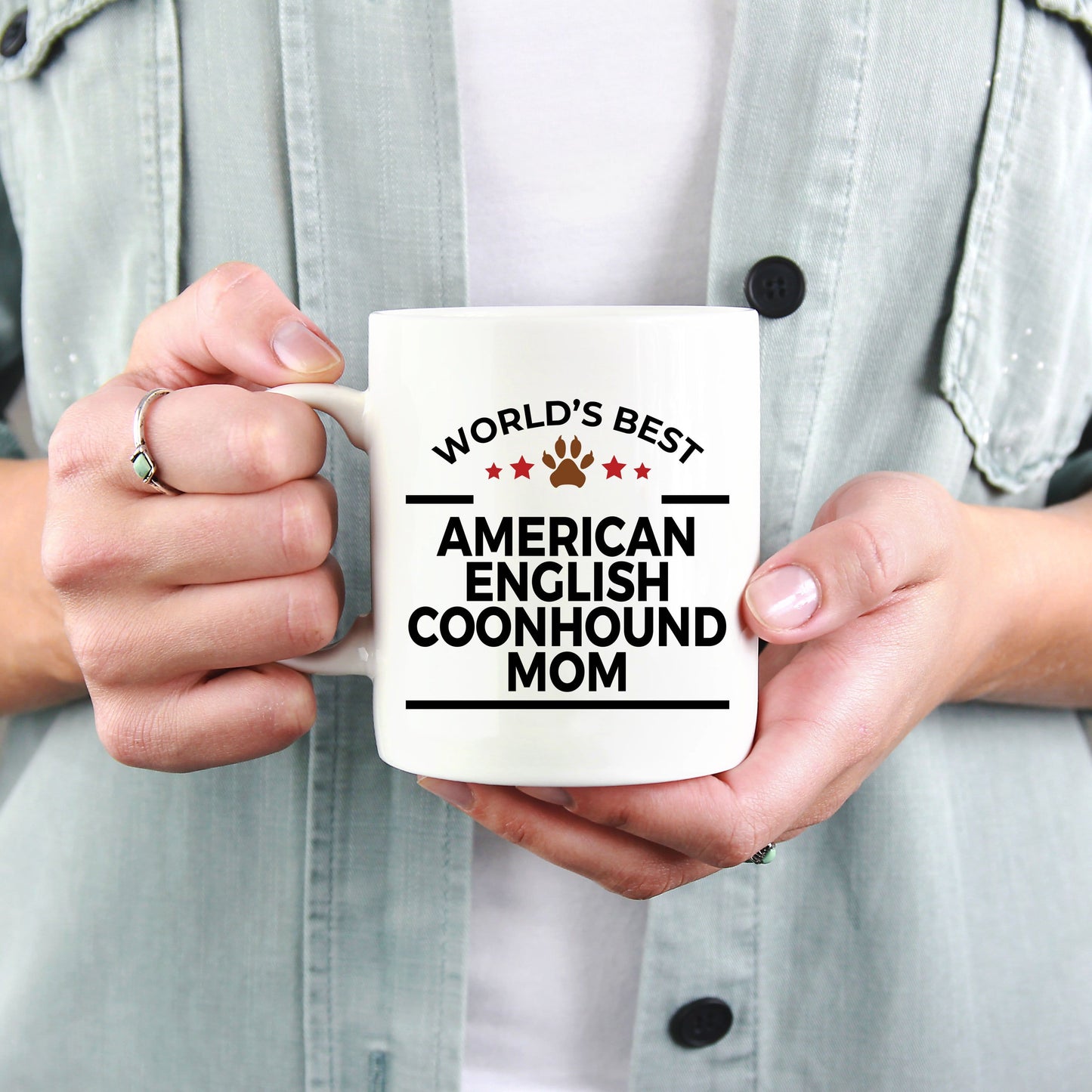 American English Coonhound Dog Mom Mug