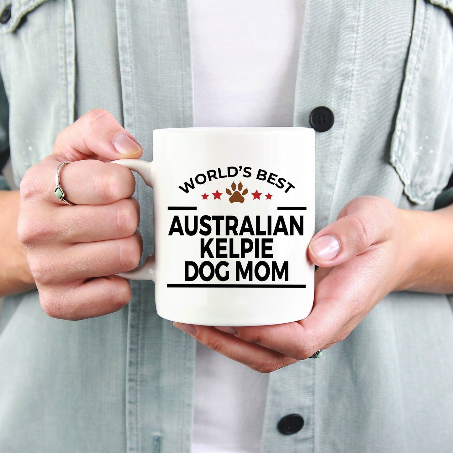 Australian Kelpie Dog Mom Coffee Mug