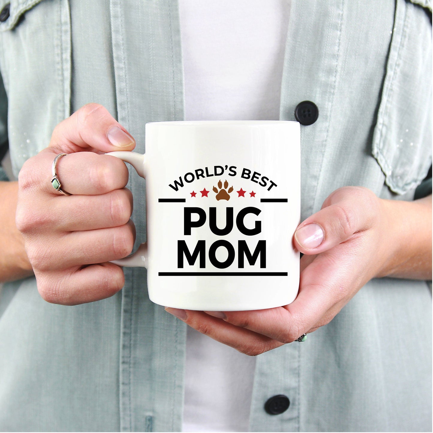 Pug Dog Mom Coffee Mug