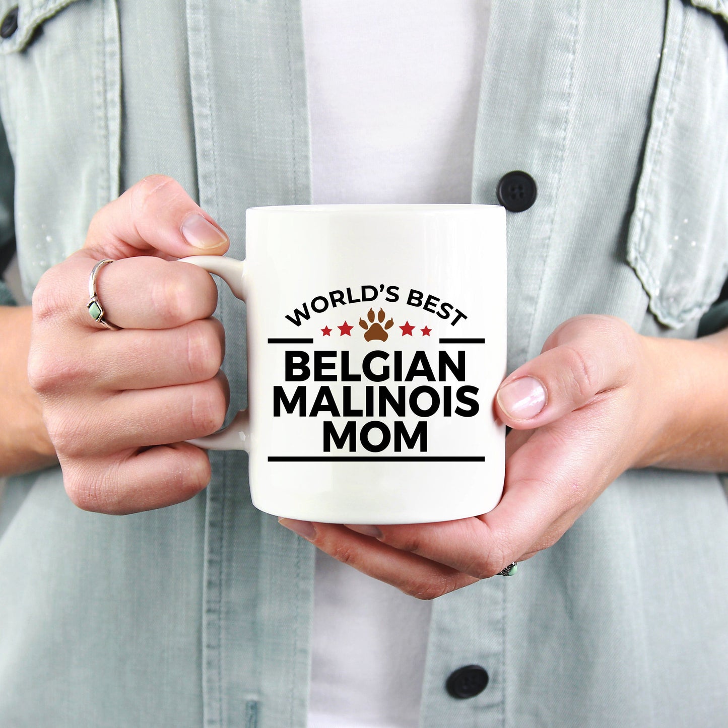 Belgian Sheepdog Dog Mom Coffee Mug