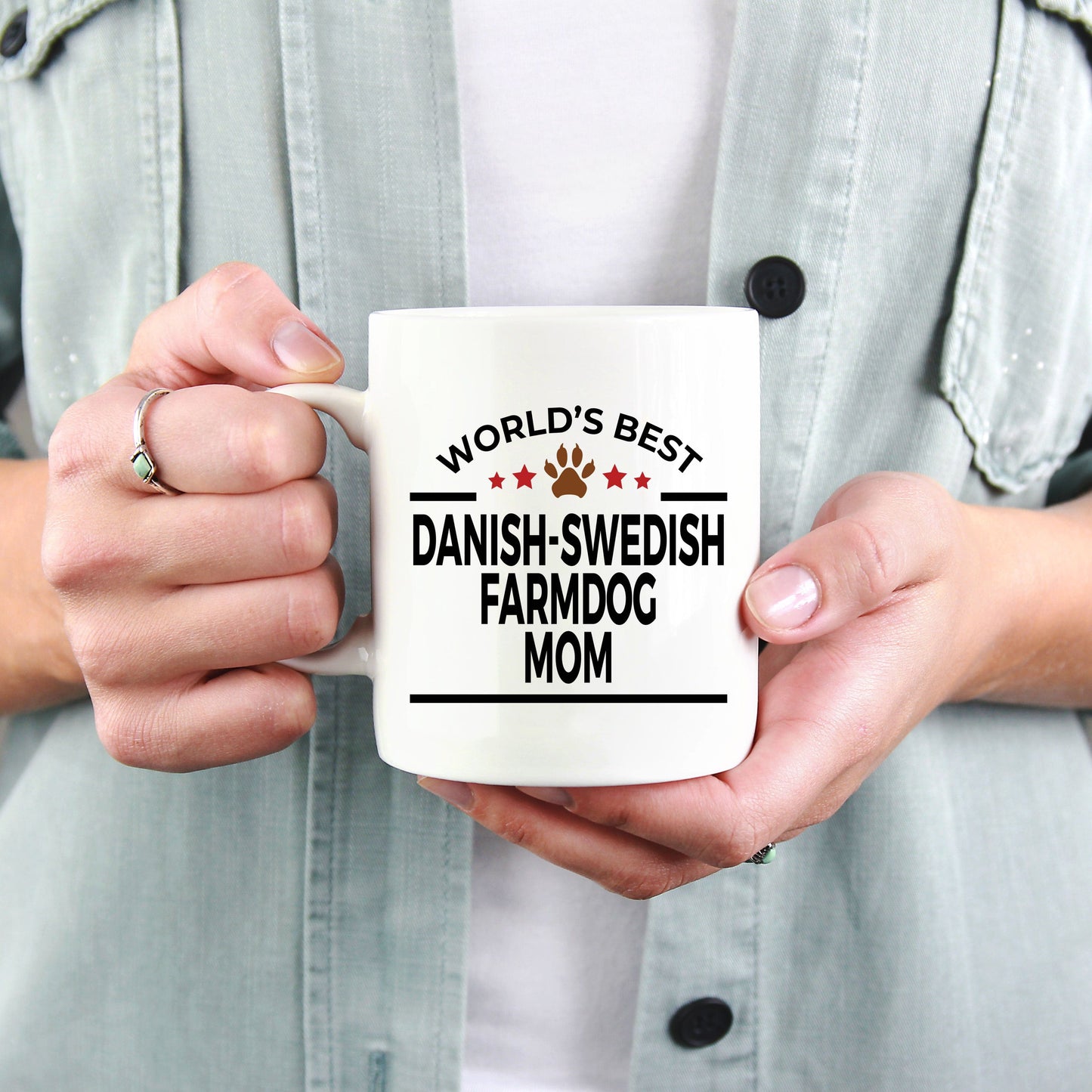 Danish-Swedish Farmdog Mom Coffee Mug