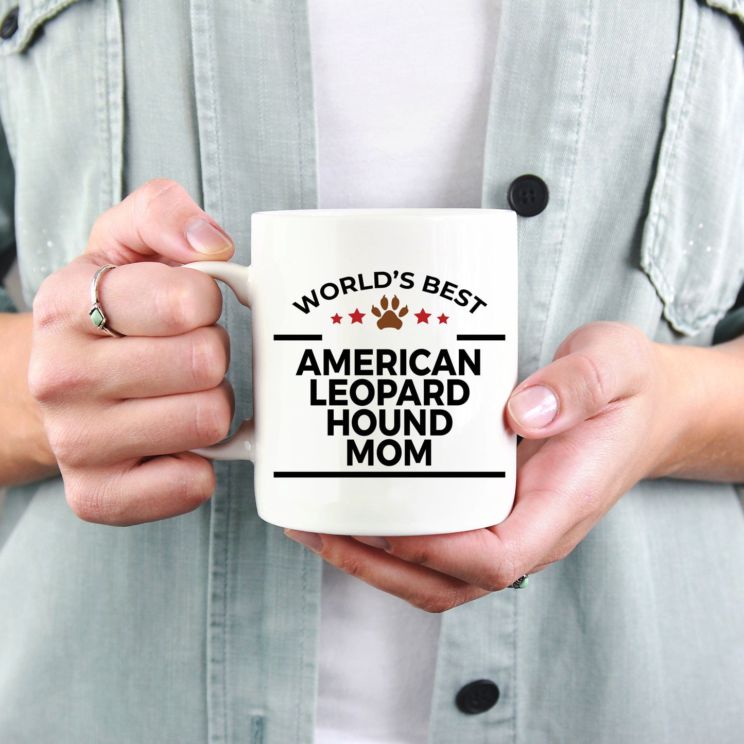 American Leopard Hound Dog Mom Coffee Mug