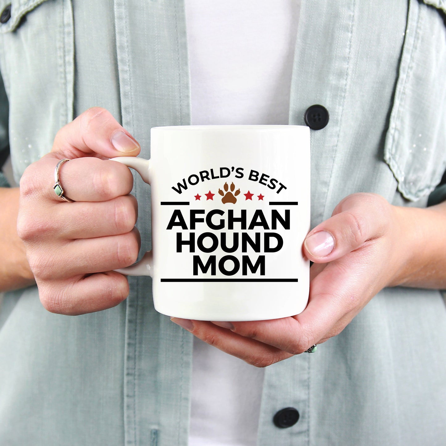 Afghan Hound Dog Mom Coffee Mug