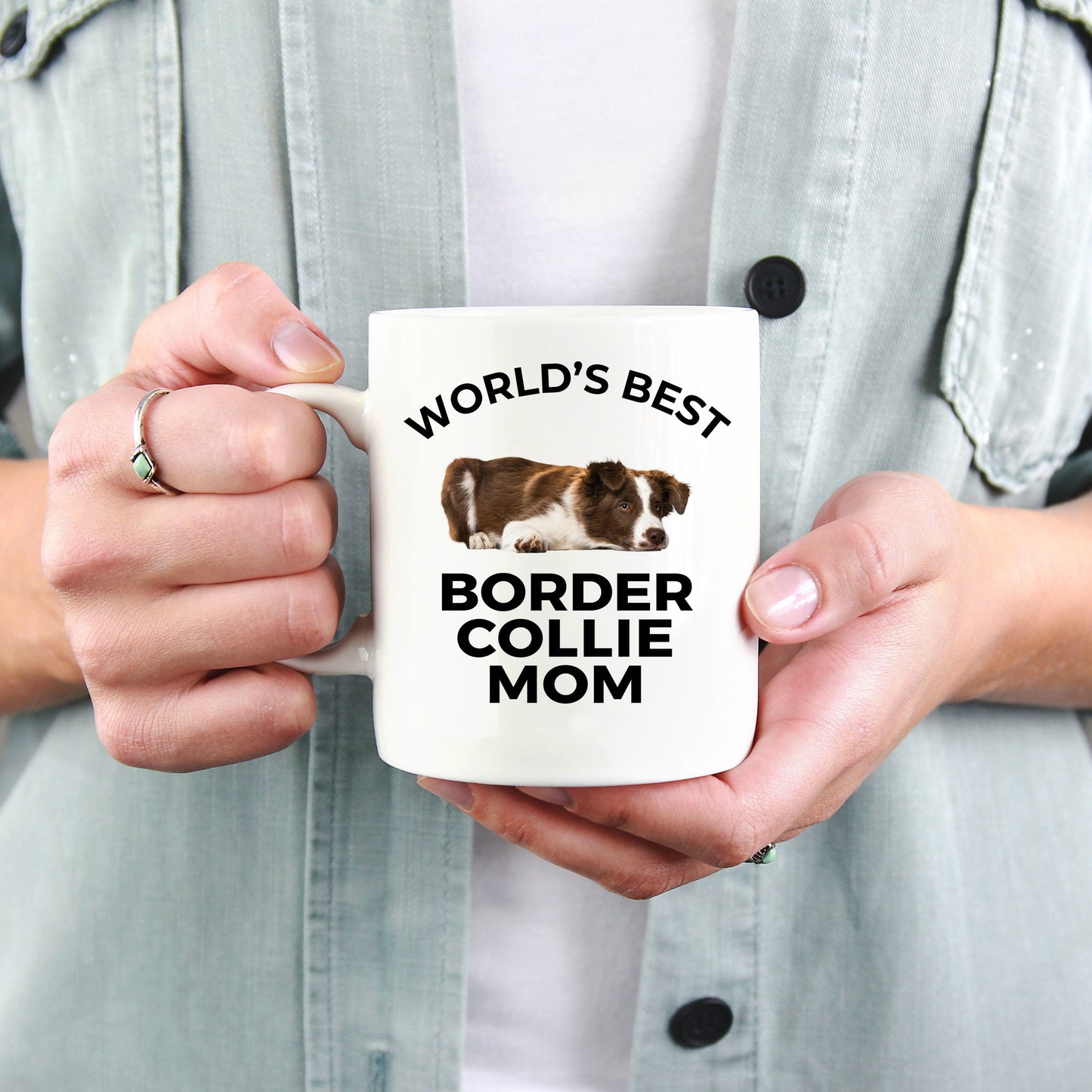 Border Collie Puppy Dog Mom Coffee Mug