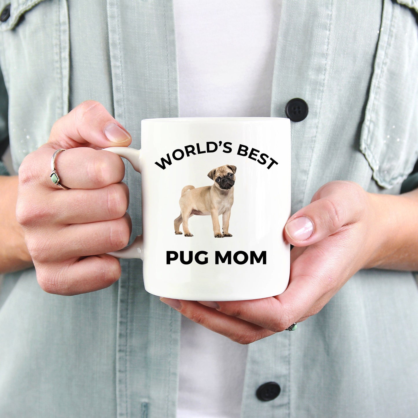 Pug Puppy Dog Mom Coffee Mug