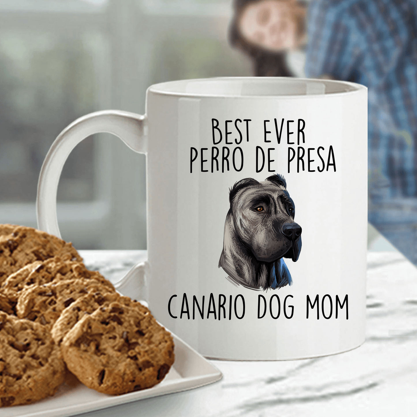 Best Ever Perro de Presa Canario Dog Mom Ceramic Coffee Mug