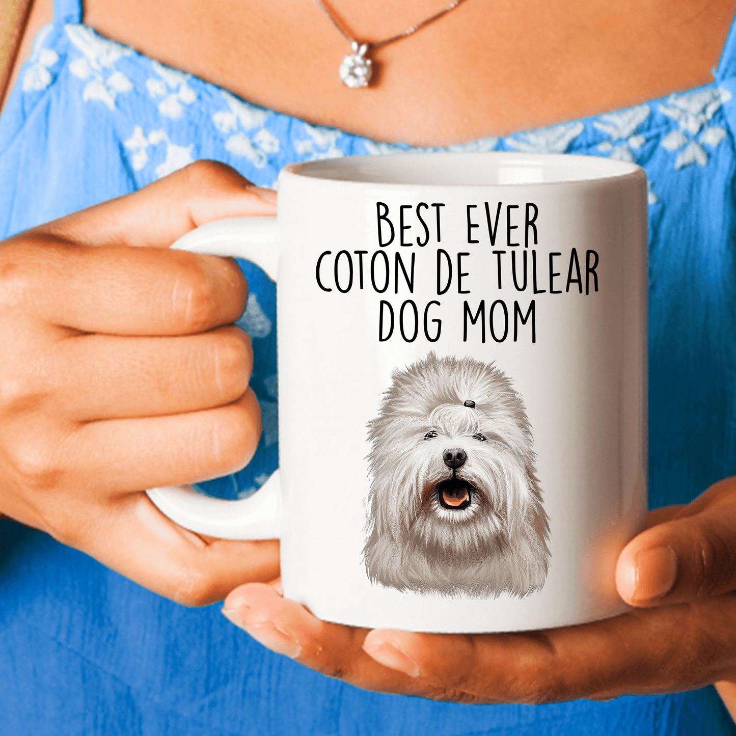 Best Ever Coton de Tulear Dog Mom Ceramic Coffee Mug