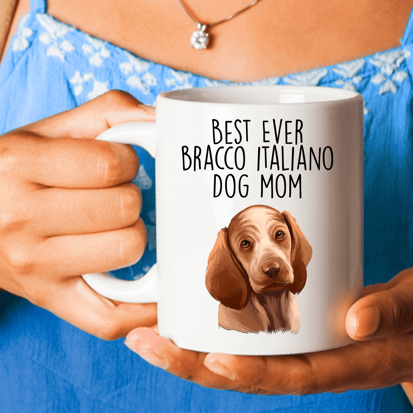 Bracco Italiano Best Ever Dog Mom Ceramic Coffee Mug