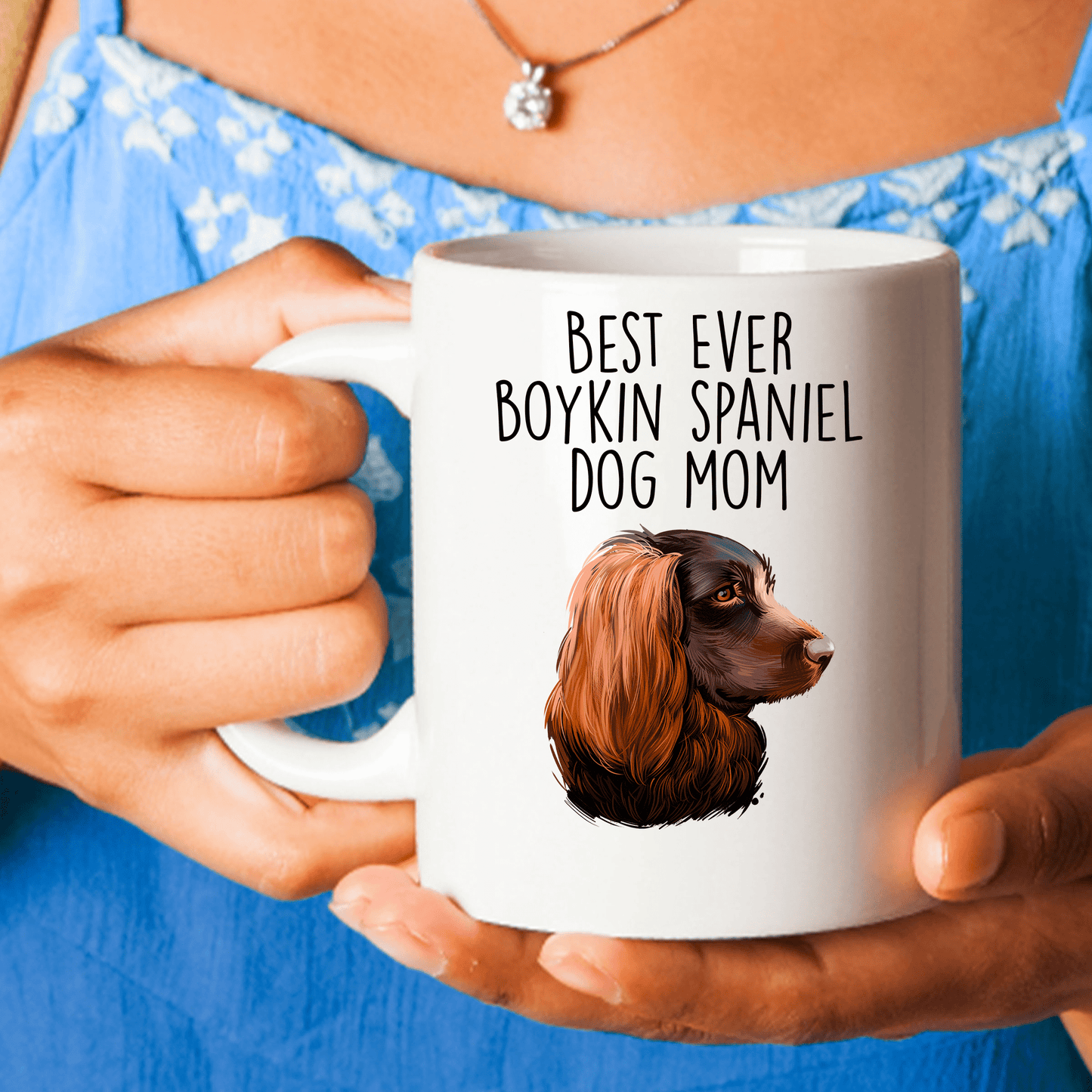 Best Ever Boykin Spaniel Dog Mom Ceramic Coffee Mug