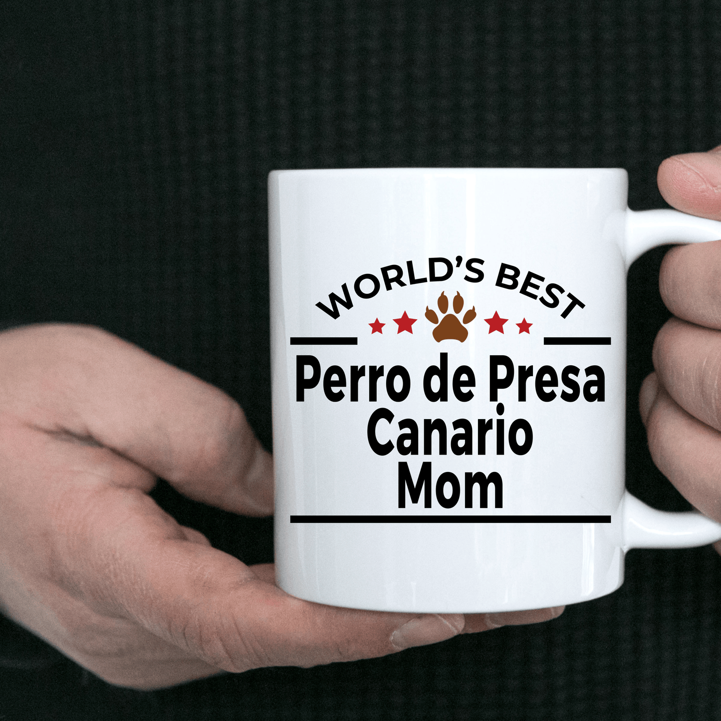 Perro de Presa Canario World's Best Dog Mom Ceramic Coffee Mug