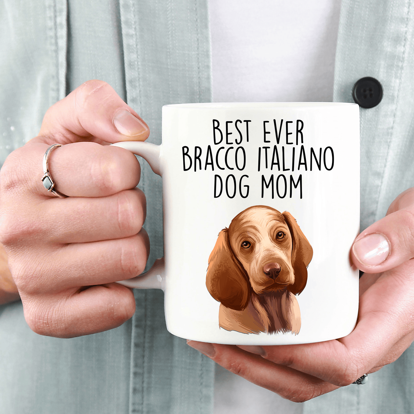 Bracco Italiano Best Ever Dog Mom Ceramic Coffee Mug