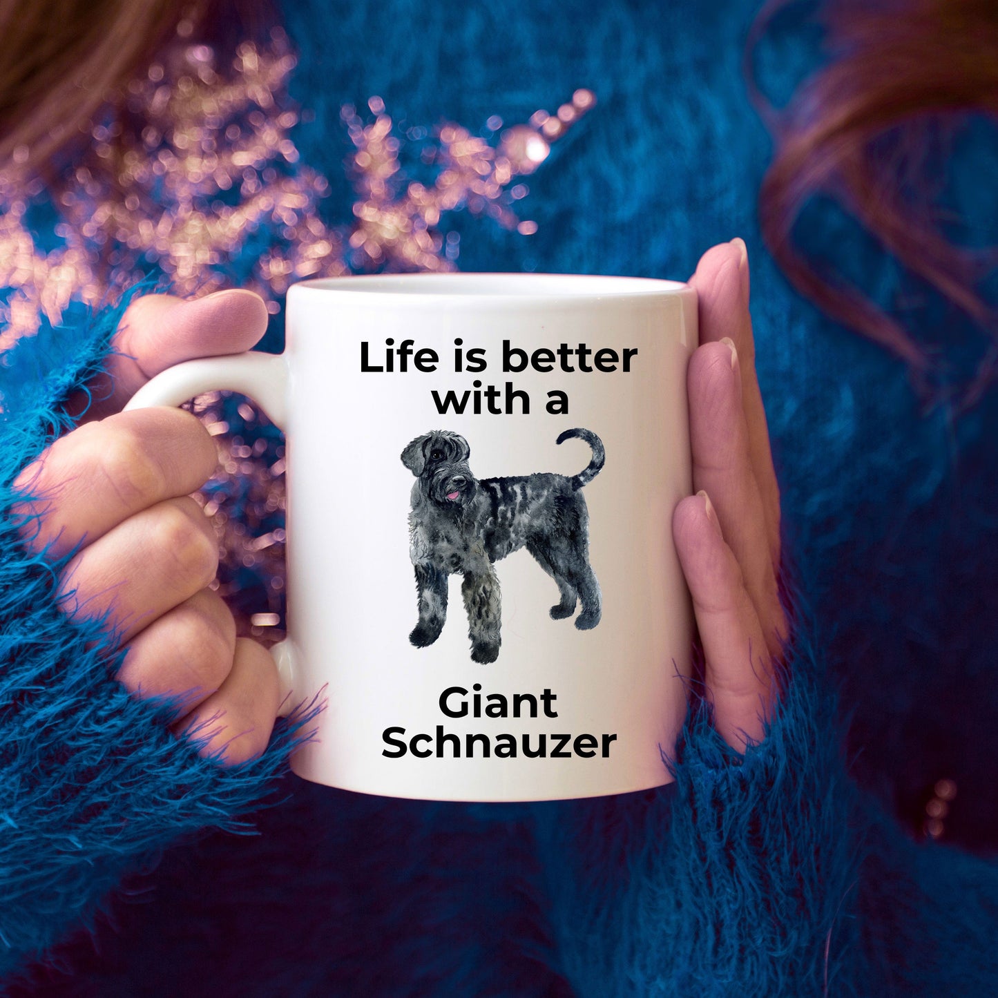 Giant Schnauzer Dog Coffee Mug - Life is Better