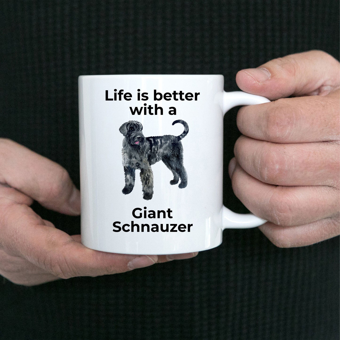 Giant Schnauzer Dog Coffee Mug - Life is Better