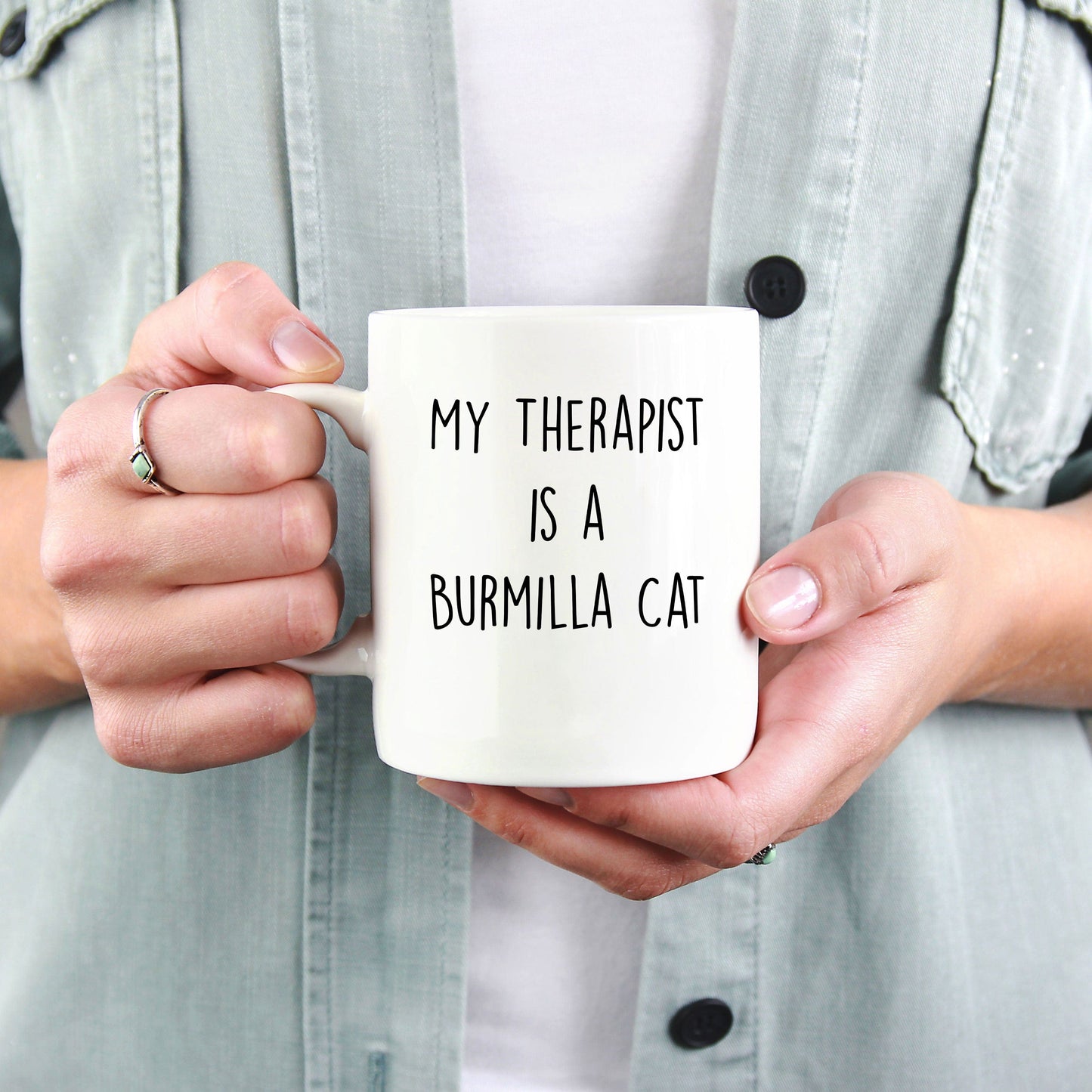 Burmilla Cat Ceramic Coffee Mug