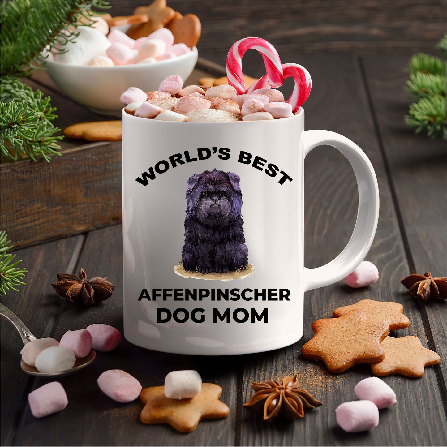 Affenpinscher Dog Best Mom Coffee Mug