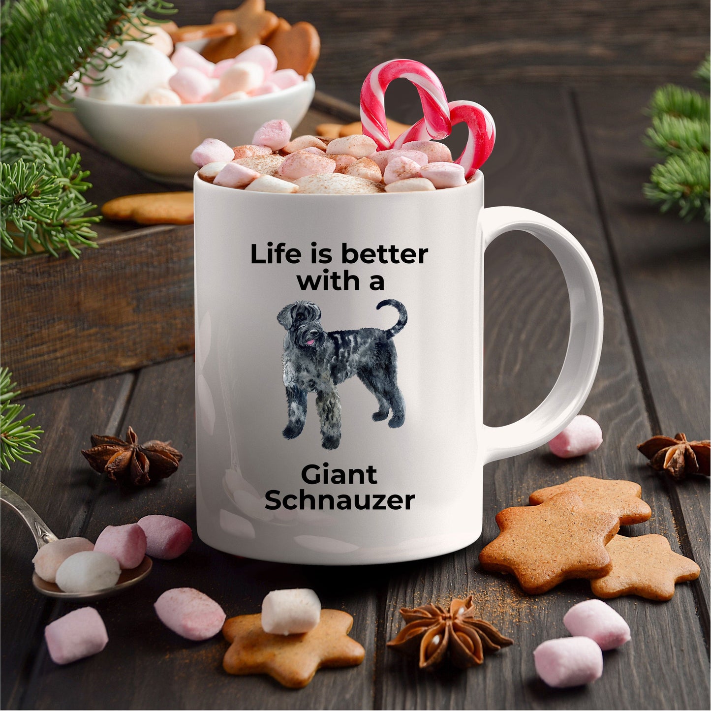 Giant Schnauzer Dog Coffee Mug - Life is Better