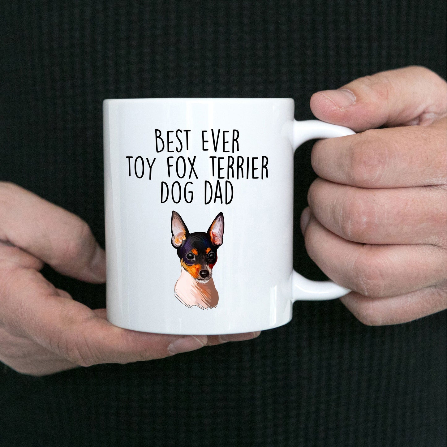 Toy Fox Terrier Dog Dad Coffee Mug