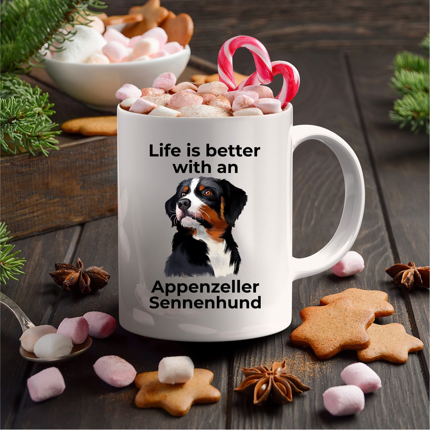 Appenzeller Sennenhund Dog Coffee Mug - Life is Better