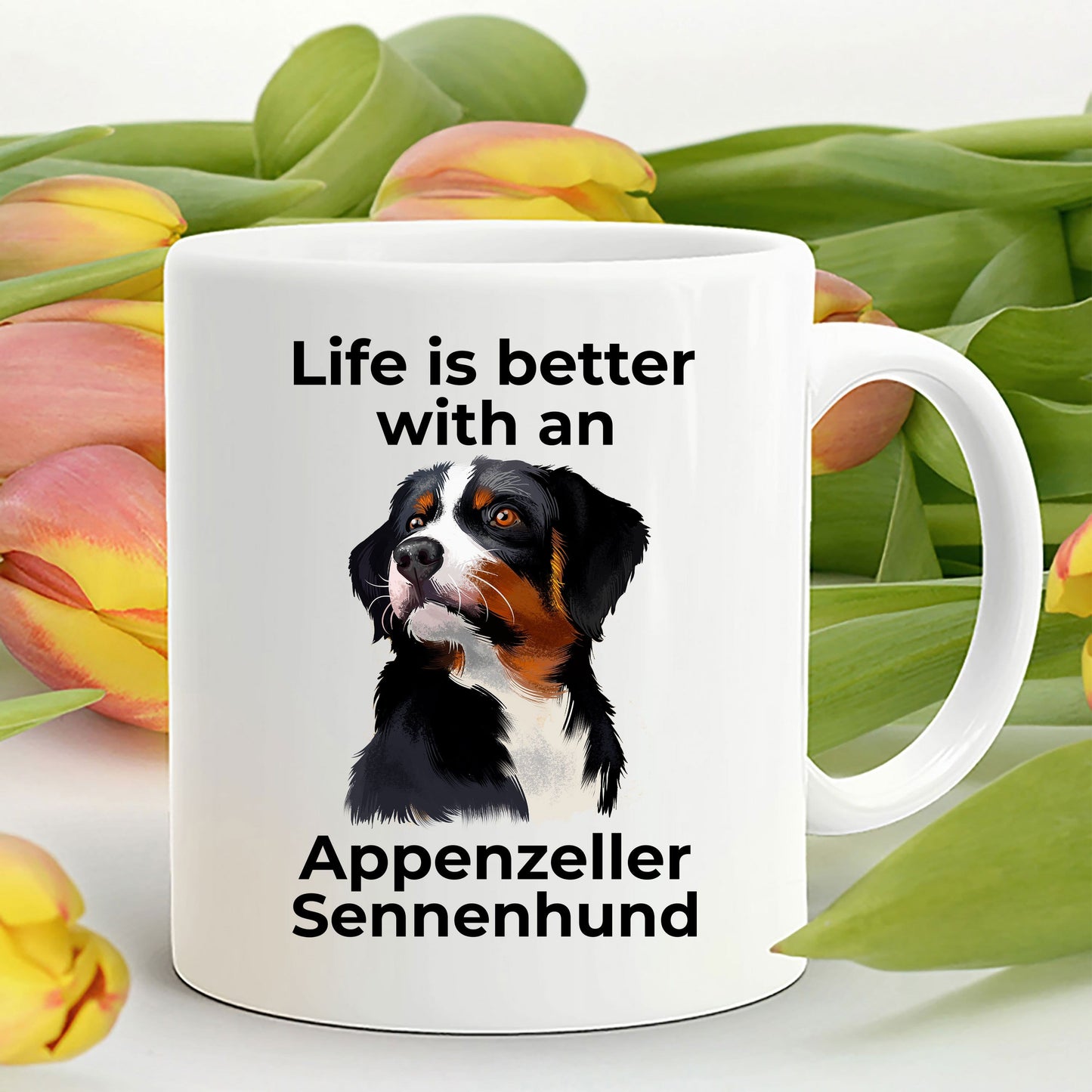 Appenzeller Sennenhund Dog Coffee Mug - Life is Better