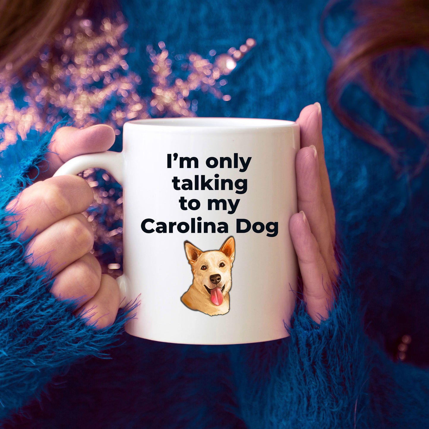 Carolina Funny Dog Coffee Mug - I'm only talking to my Carolina Dog