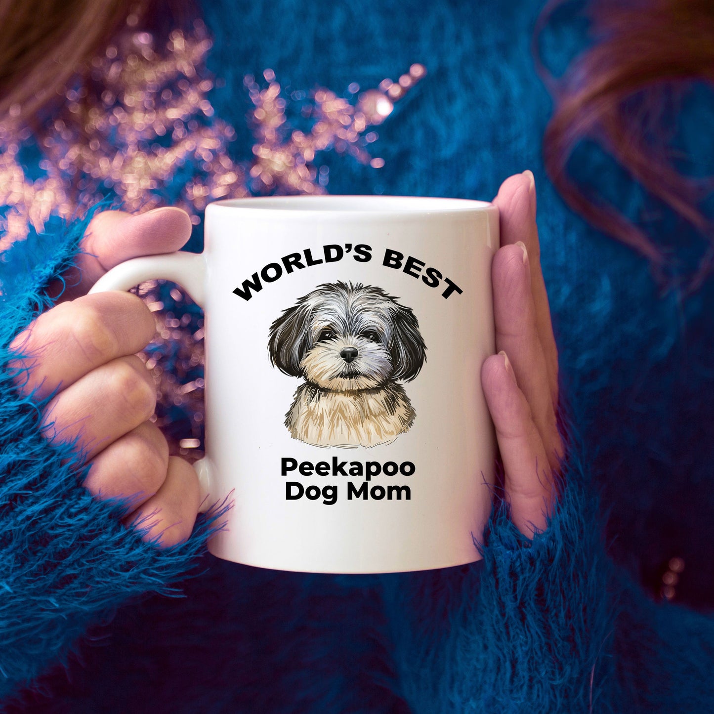 Peekapoo Best Dog Mom Coffee Mug