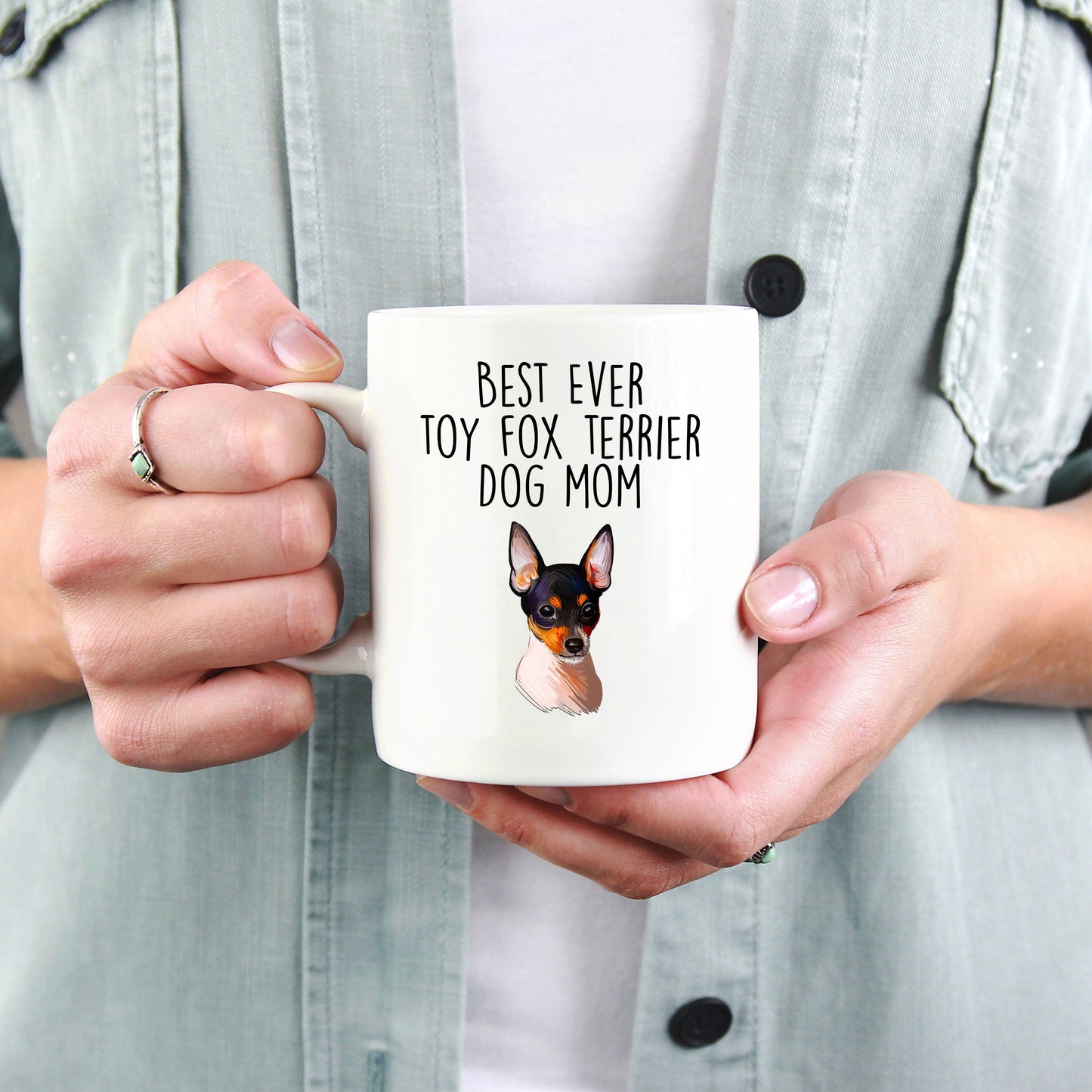 Toy Fox Terrier Dog Mom Coffee Mug