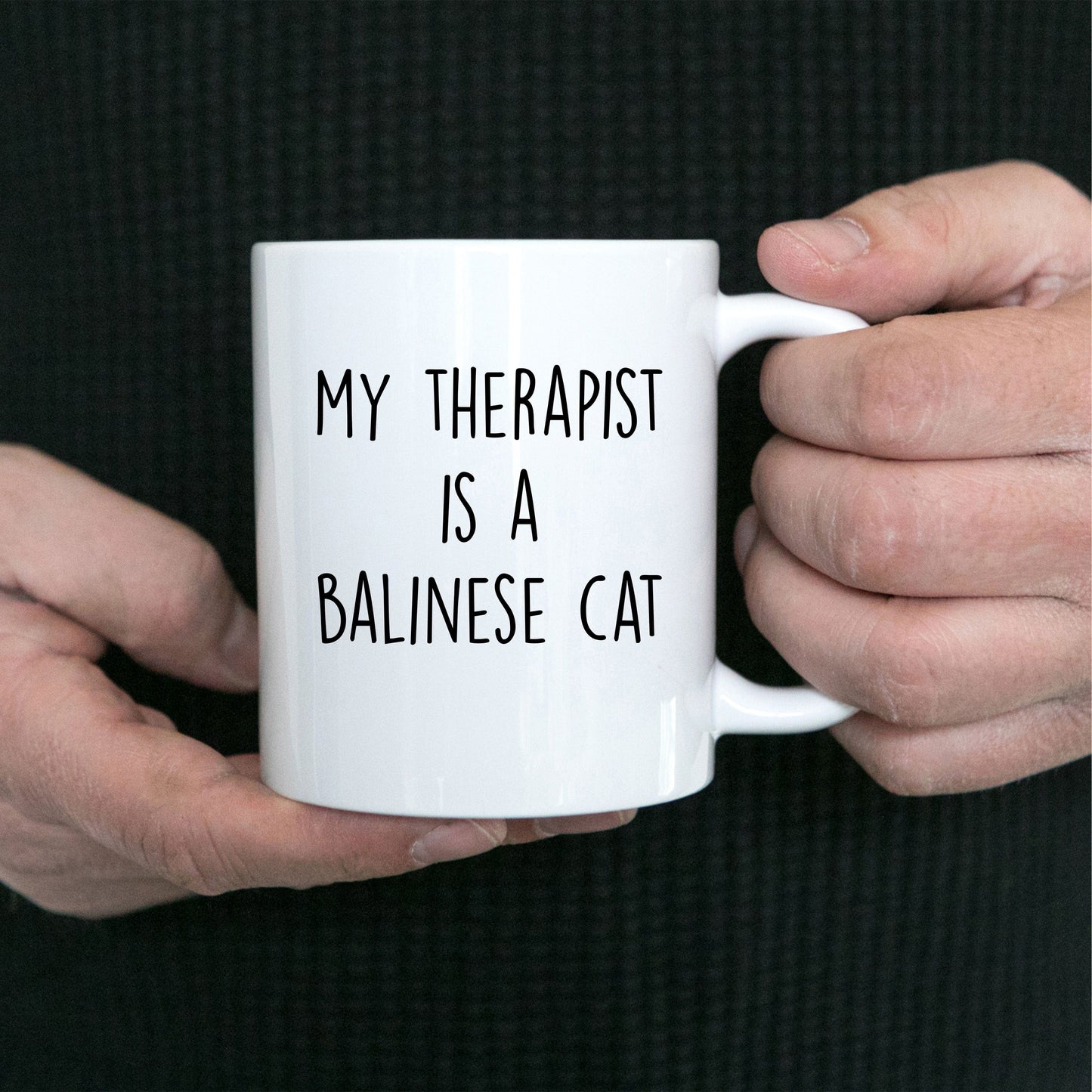 Balinese Cat Coffee Mug - My Therapist is a Balinese Cat