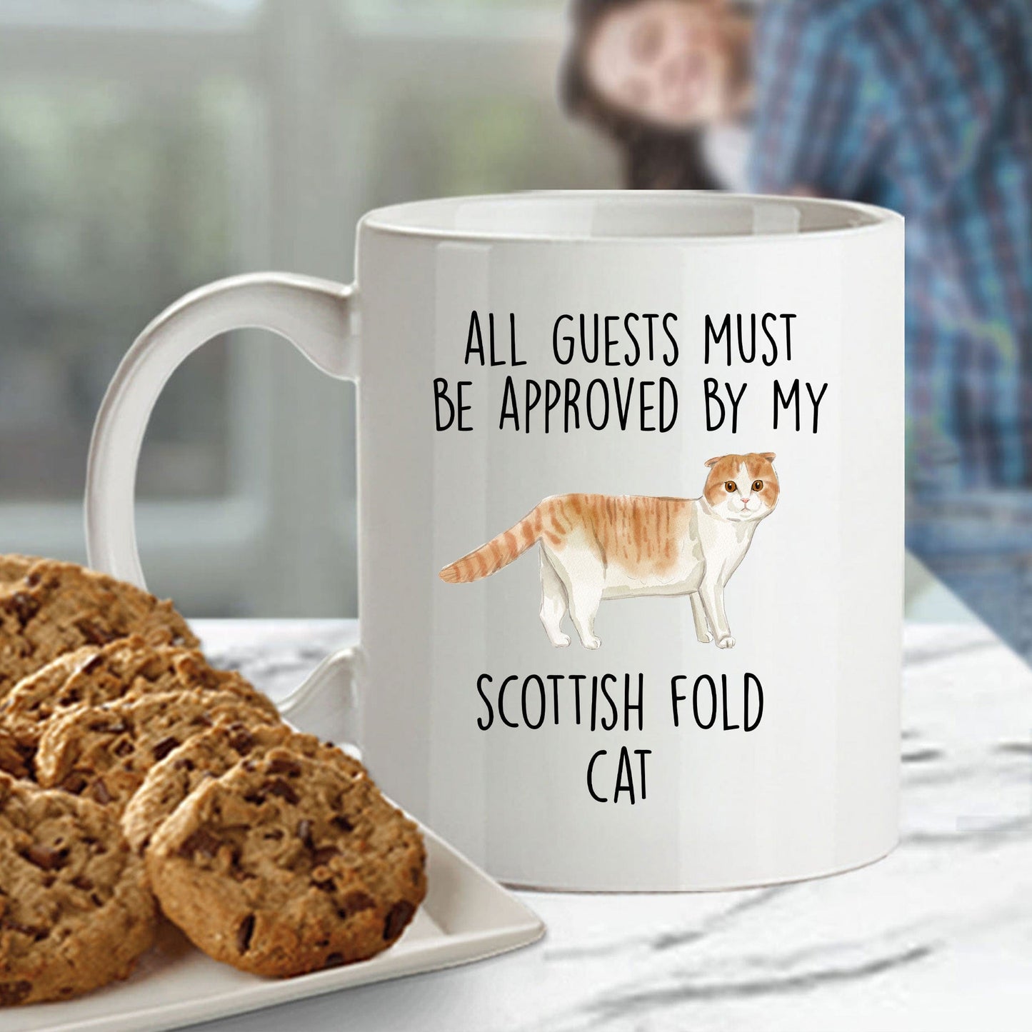 Scottish Fold Cat Funny Coffee Mug