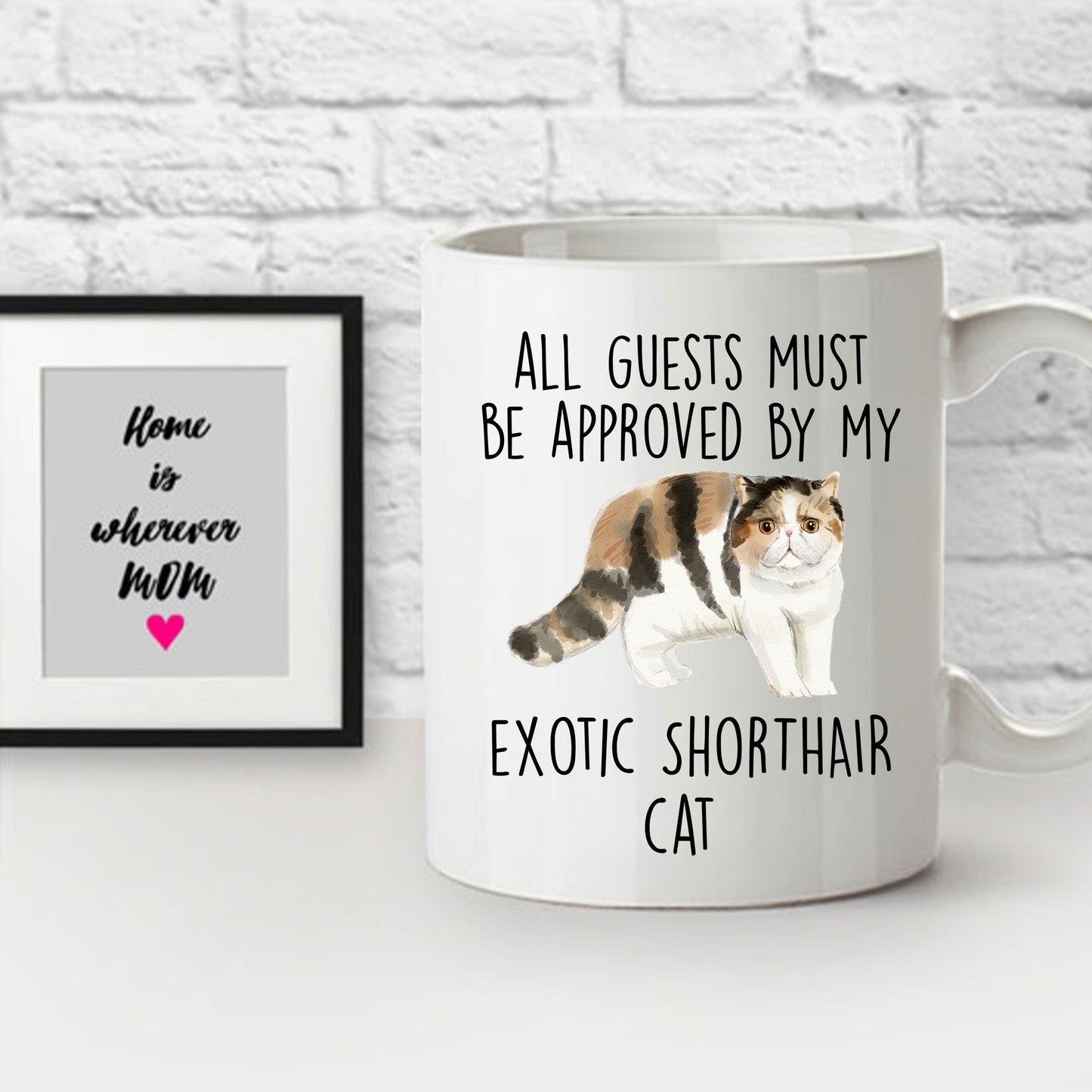 Exotic Shorthair Cat Funny Coffee Mug