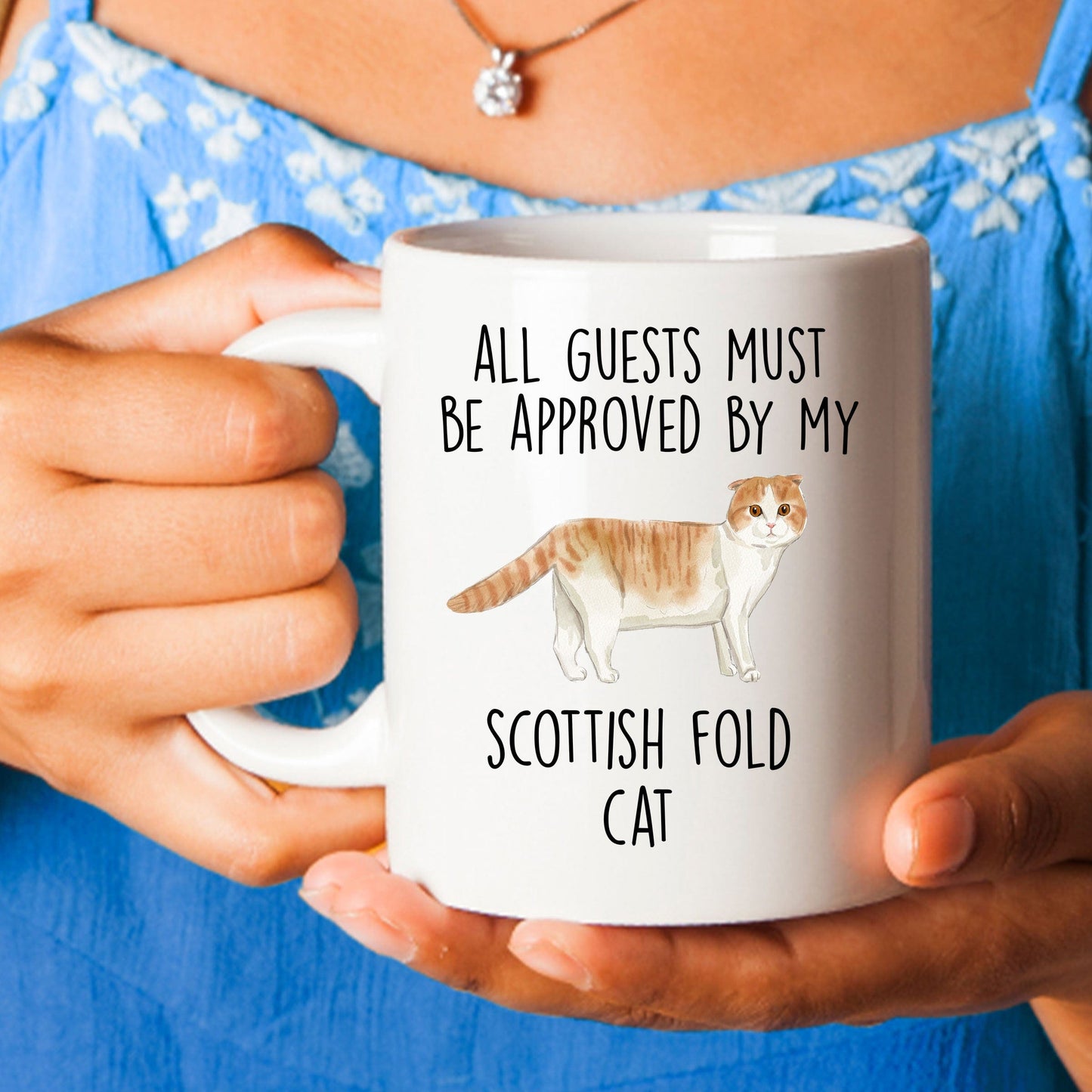 Scottish Fold Cat Funny Coffee Mug