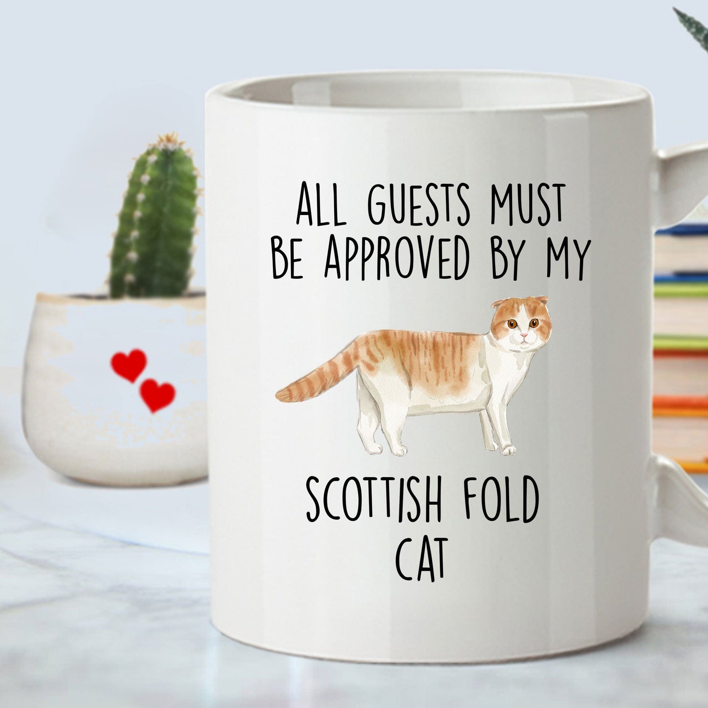 Scottish Fold Cat Funny Coffee Mug