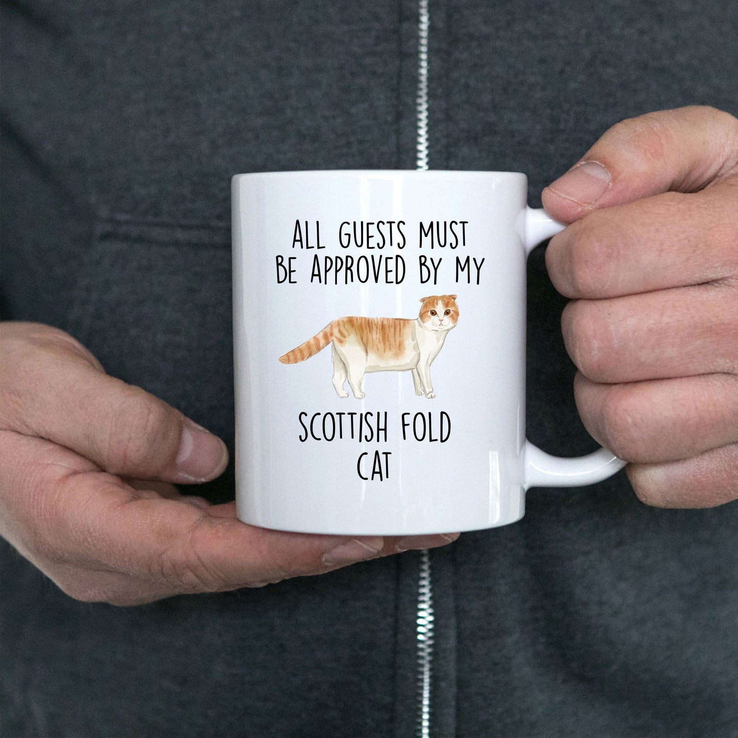 Scottish Fold Cat Funny Coffee Mug