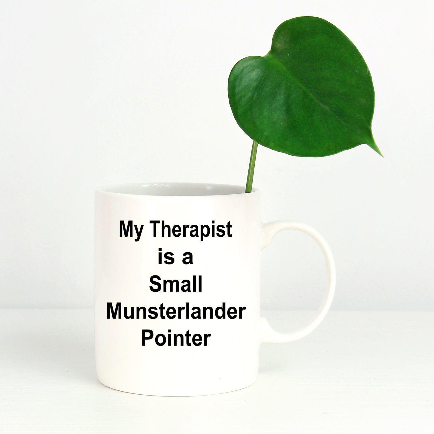 Small Munsterlander Pointer Dog Therapist Funny Gift White Ceramic Coffee Mug