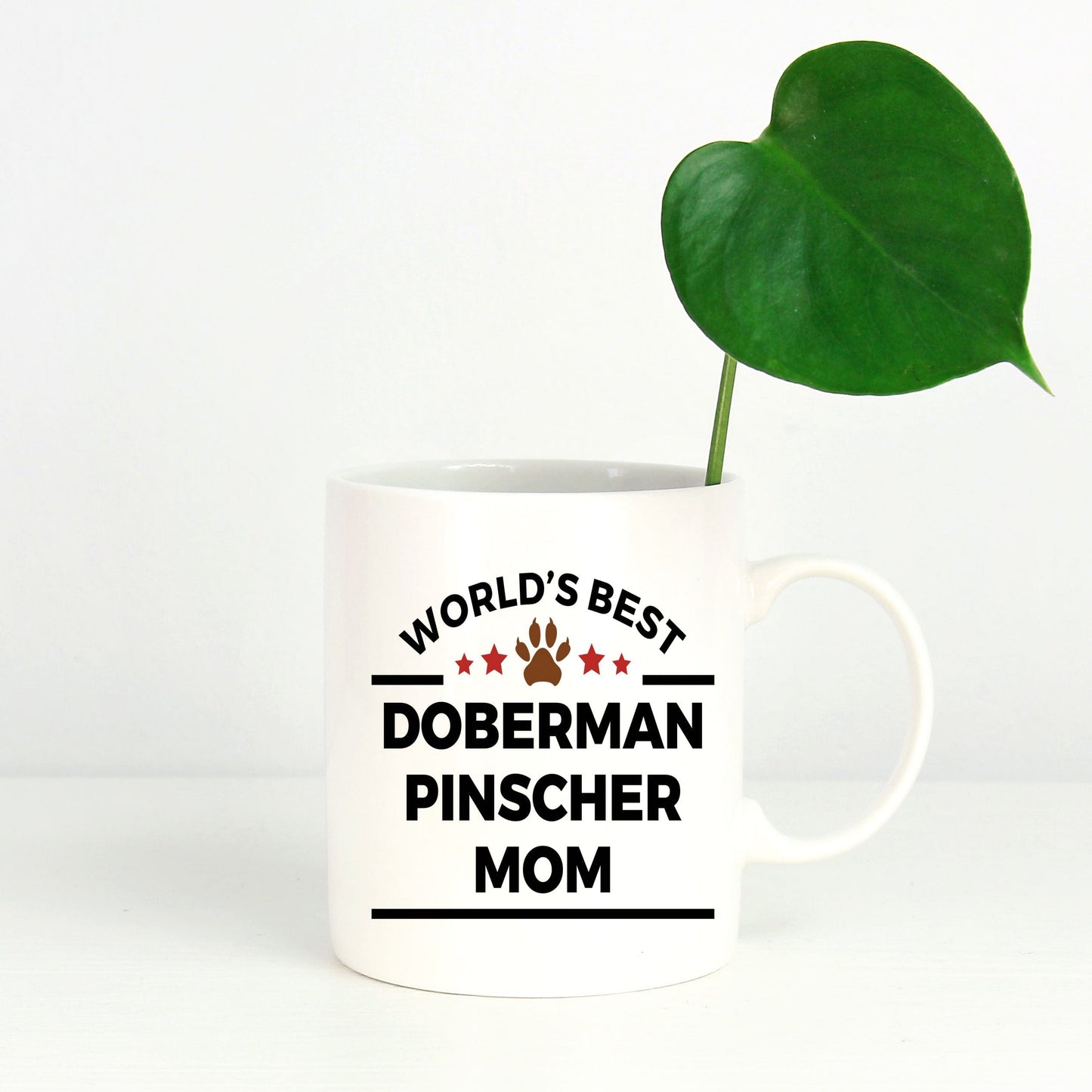 Doberman Pinscher Dog Lover Gift World's Best Mom Mother's Day Birthday Coffee Mug